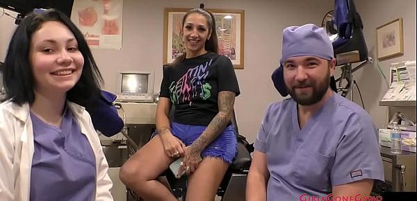  $CLOV - Stefania Mafra Get Yearly Gyno Exam Physical From Doctor Tampa & Nurse Lenna Lux EXCLUSIVELY At GirlsGoneGyno.com